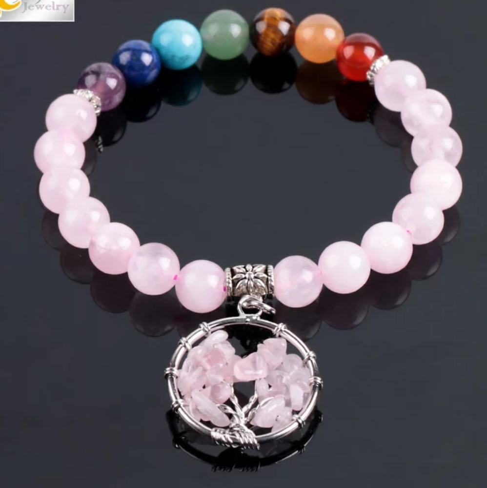 Chakra crystal bracelet